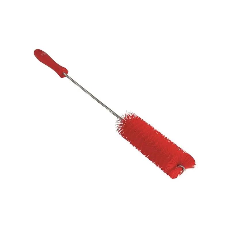 Vikan® Tube Brush 19.7X1.6 IN PP Polyester Red Color Coded Stiff Bristles 1/Each