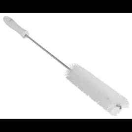 Tube Brush 19.7X1.6 IN PP Polyester Stainless Steel White Color Coded Stiff Bristles 1/Each