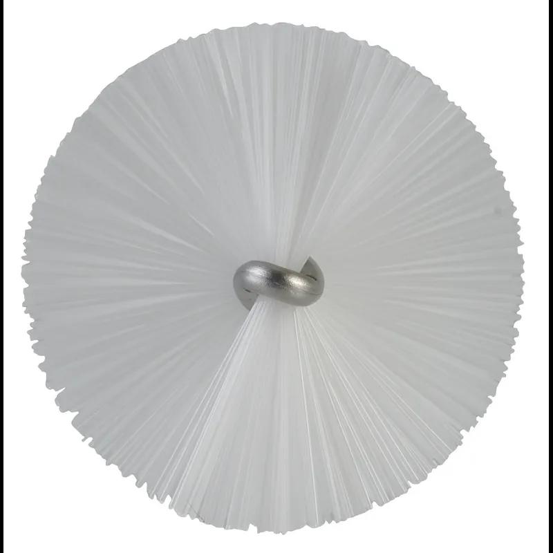 Tube Brush 19.7X1.6 IN PP Polyester Stainless Steel White Color Coded Stiff Bristles 1/Each