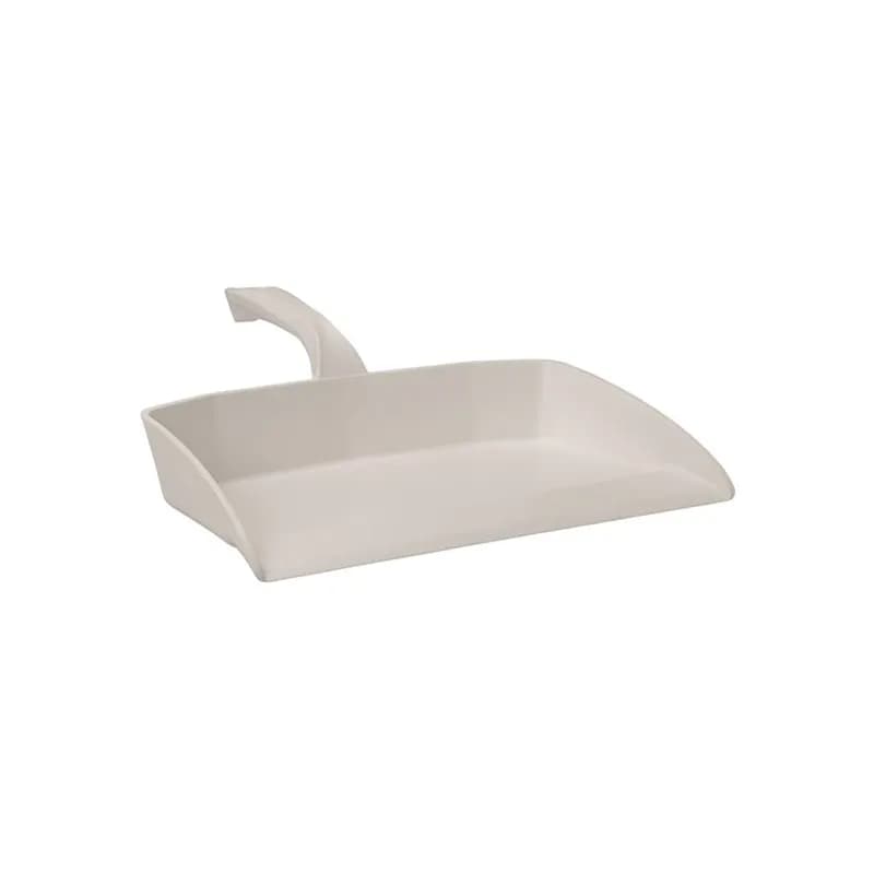 Vikan® Dust Pan 13X11.6X3.9 IN White PP With Hanging Hole Color Coded Ergonomic Handle 1/Each