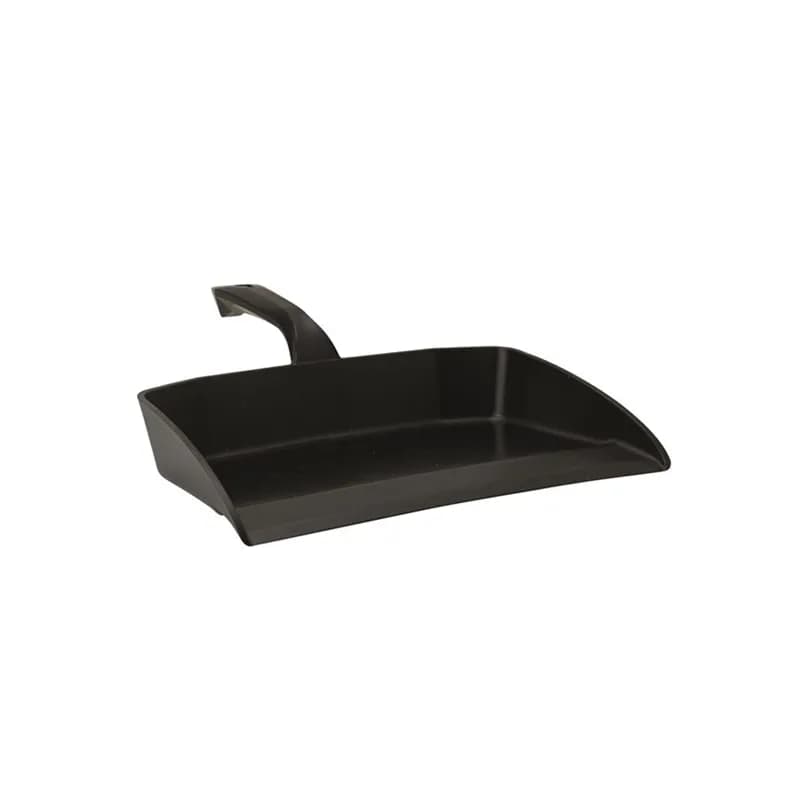 Vikan® Dust Pan 13X11.6X3.9 IN Black PP 1/Each