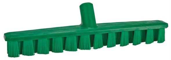 Vikan® Deck Brush Polyester Glass Polypropylene (PP) Green Ultra Safe Technology (UST) Color Coded Stiff Bristles 1/Each