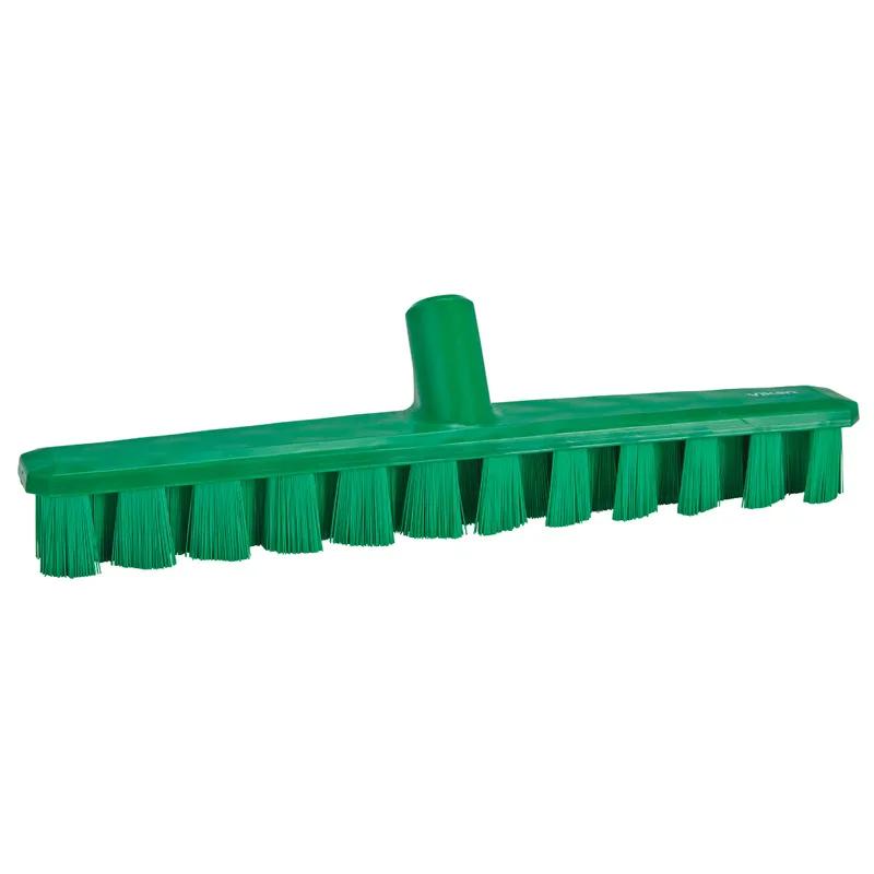 Deck Brush 15.7 IN PP Polyester Green Ultra Safe Technology (UST) Color Coded Stiff Bristles 1/Each