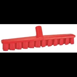 Vikan® Deck Brush Polyester Glass Polypropylene (PP) Red Ultra Safe Technology (UST) Color Coded Stiff Bristles 1/Each