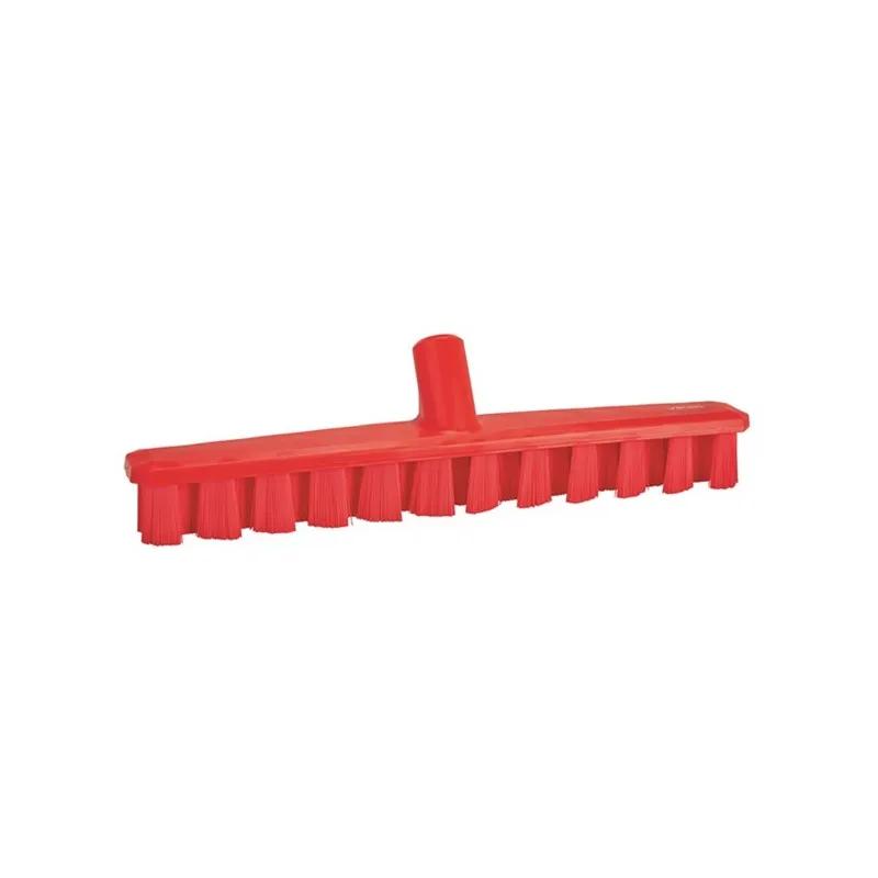 Vikan® Deck Brush Polyester Glass Polypropylene (PP) Red Ultra Safe Technology (UST) Color Coded Stiff Bristles 1/Each