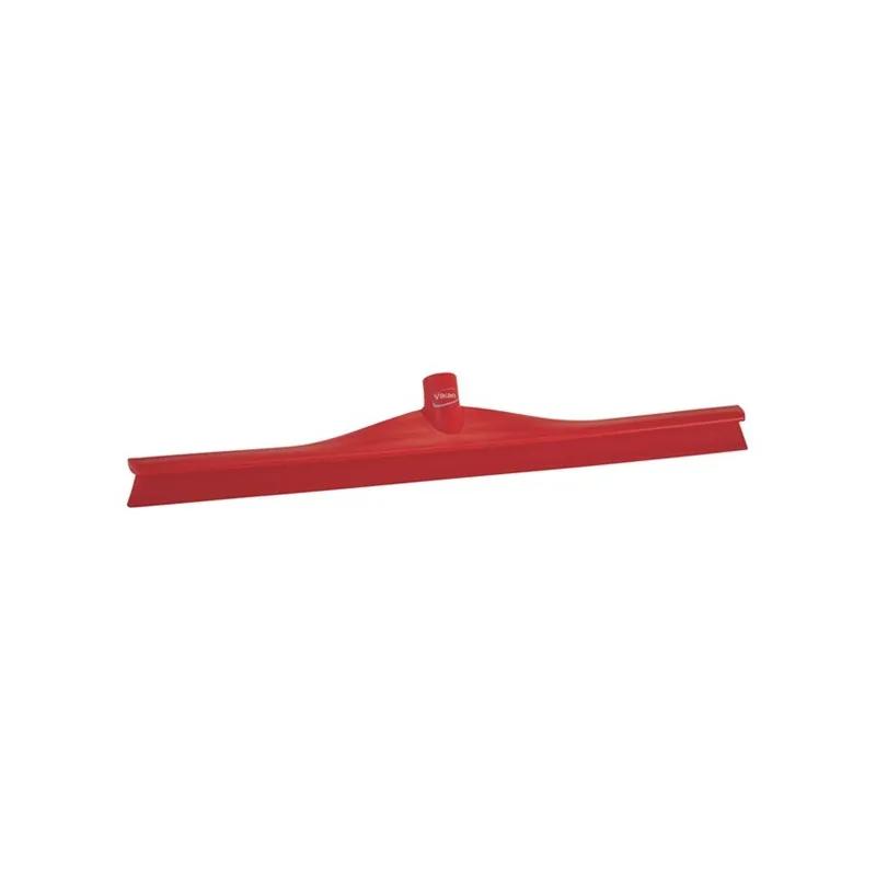 Vikan® Squeegee Polypropylene (PP) TPE Rubber Red Ultra Hygiene Single Blade W/23.6IN Head 1/Each