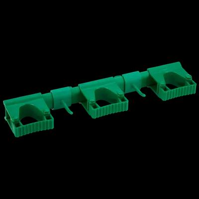 Vikan® Wall Bracket System Green PP Rubber Polyamide Hygienic Grip Band Module For 4-6 Tools 1/Each