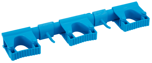 Vikan® Wall Bracket System Blue PP Rubber Polyamide Hygienic Grip Band Module For 4-6 Tools 1/Each