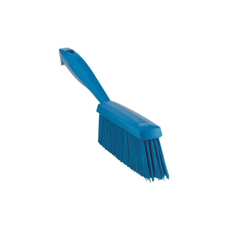 Vikan® Hand Brush 13X1.4X4.3 IN Medium (MED) PP Polyester Stainless Steel Blue Color Coded 1/Each