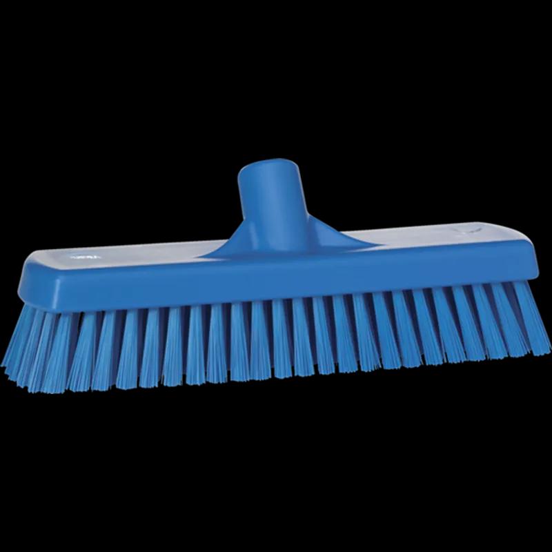 Deck Floor Wall Washing Brush 12 IN PP Blue Stiff Bristles 1/Each