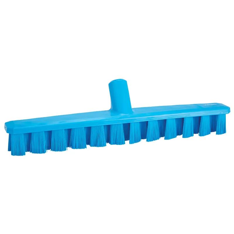 Deck Brush 15.7 IN PP Polyester Blue Ultra Safe Technology (UST) Color Coded Stiff Bristles 1/Each