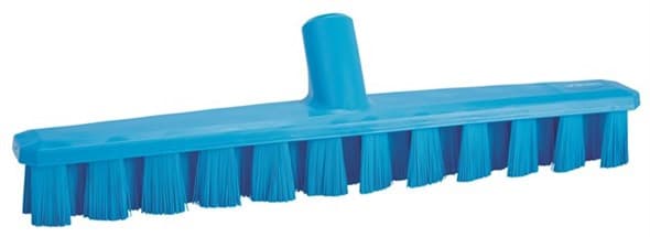 Vikan® Deck Brush 15.7X2X3 IN Polyester Glass PP Blue Ultra Safe Technology (UST) Color Coded Stiff Bristles 1/Each