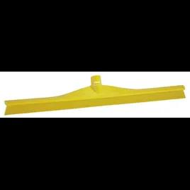 Vikan® Squeegee 23.6X3.1X3.7 IN PP TPE Rubber Yellow Ultra Hygiene Single Blade With 23.6IN Head 1/Each