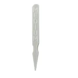 WNA Medium Steak Marker 3 IN Plastic White 1000/Case