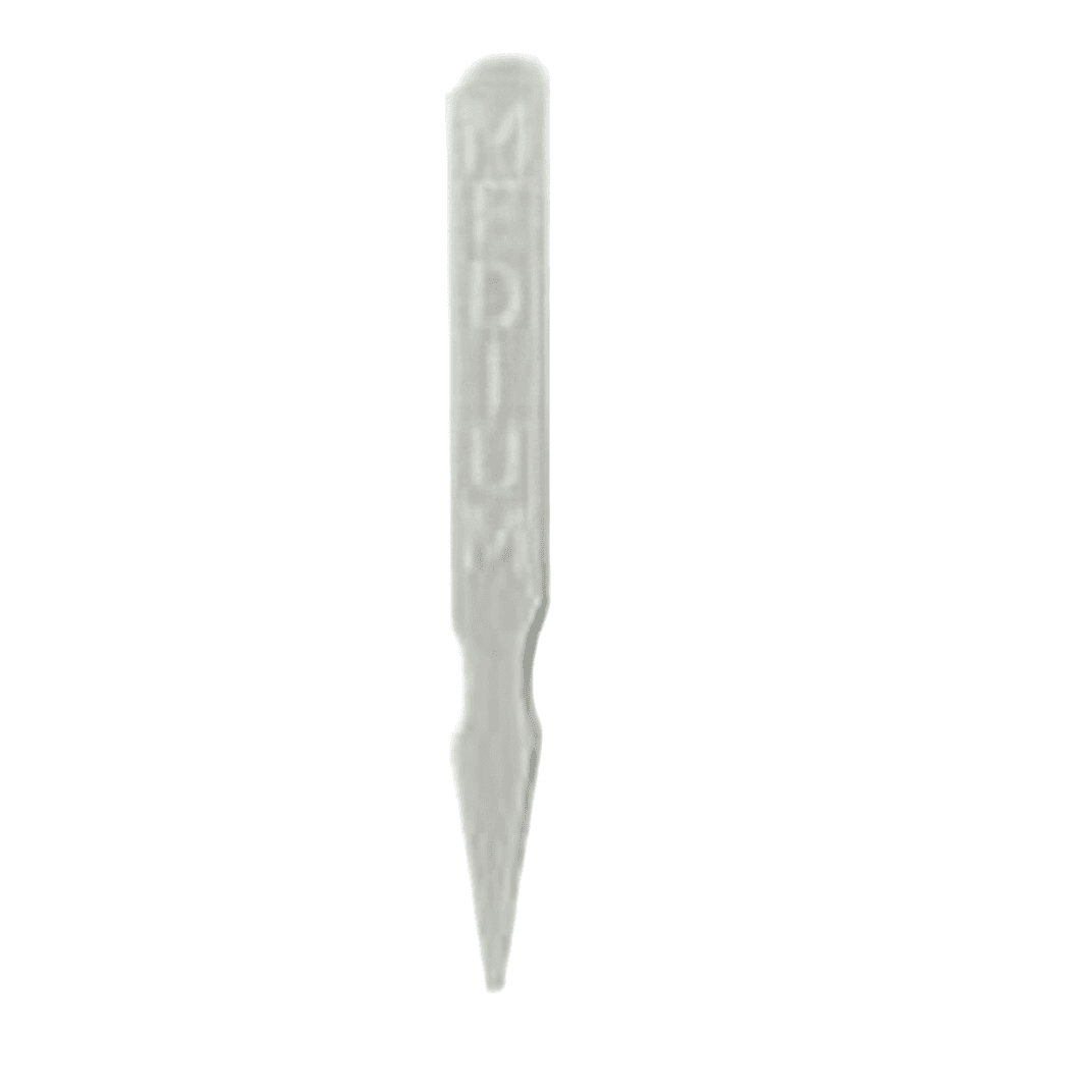 WNA Medium Steak Marker 3 IN Plastic White 1000/Case