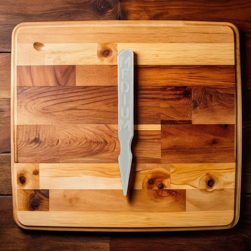 WNA Medium Steak Marker 3 IN Plastic White 1000/Case