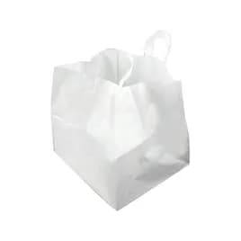 Bag #6.5 14X11.5X12 IN High-Density Polyethylene (HDPE) 3MIL White With Soft Loop Handle Closure 200/Case
