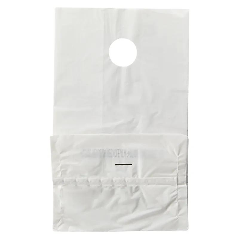 Lunch Bag 8.25X6X14X6 White With Die Cut Handle Closure High Density 1000/Case