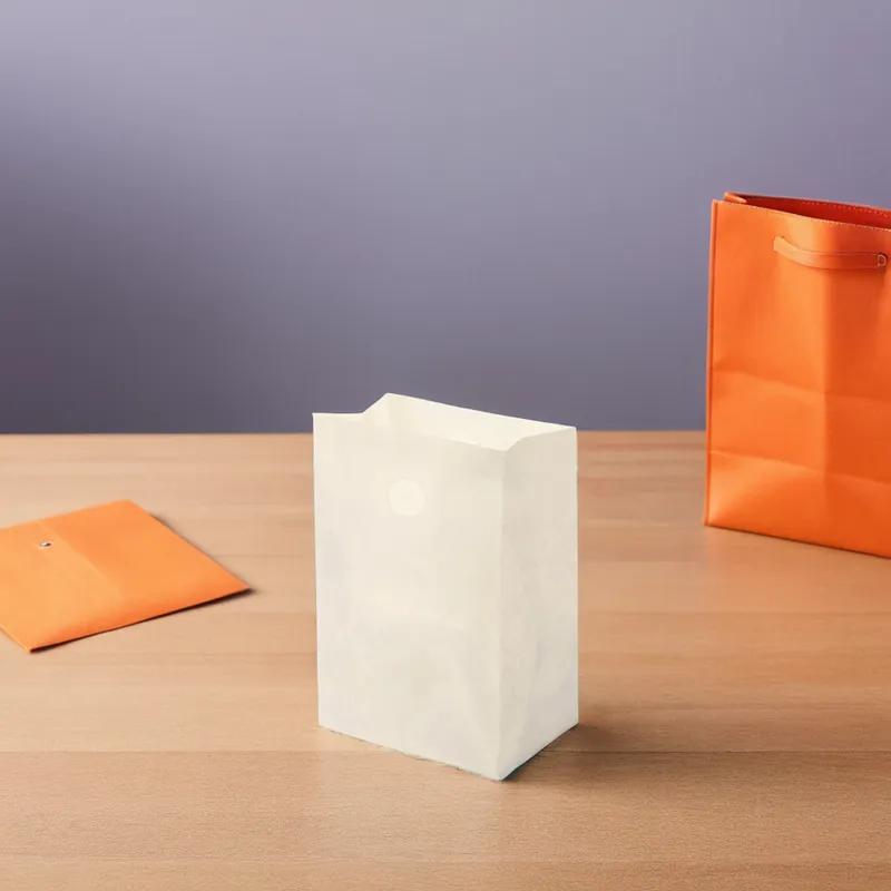 Roaster Bag 12X9X16X9 HDPE 2MIL White With Die Cut Handle Closure 500/Case