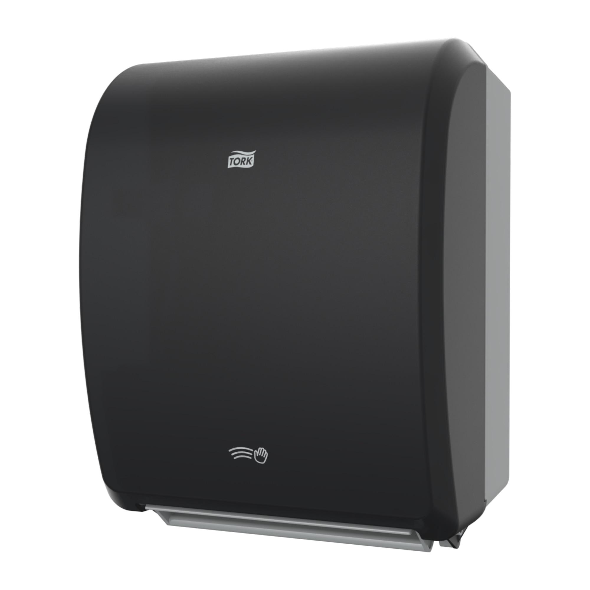 Tork Wave'N Dry Paper Towel Dispenser H80 9.3X12.3X16 IN Plastic Black Universal Electronic Automatic 1/Each