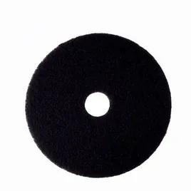 3M™ 7200 Stripping Pad 20X1 IN Black Non-Woven Polyester Fiber 175-600 RPM Center Hole 5/Case