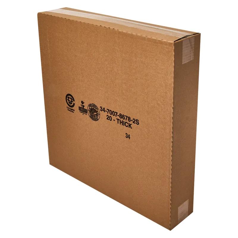 3M™ 7200 Stripping Pad 20X1 IN Black Non-Woven Polyester Fiber 175-600 RPM Center Hole 5/Case