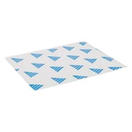 Sandwich Sheet 10.5X13 IN Foil-Lined Paper Blue White Heat Proof 2500/Case