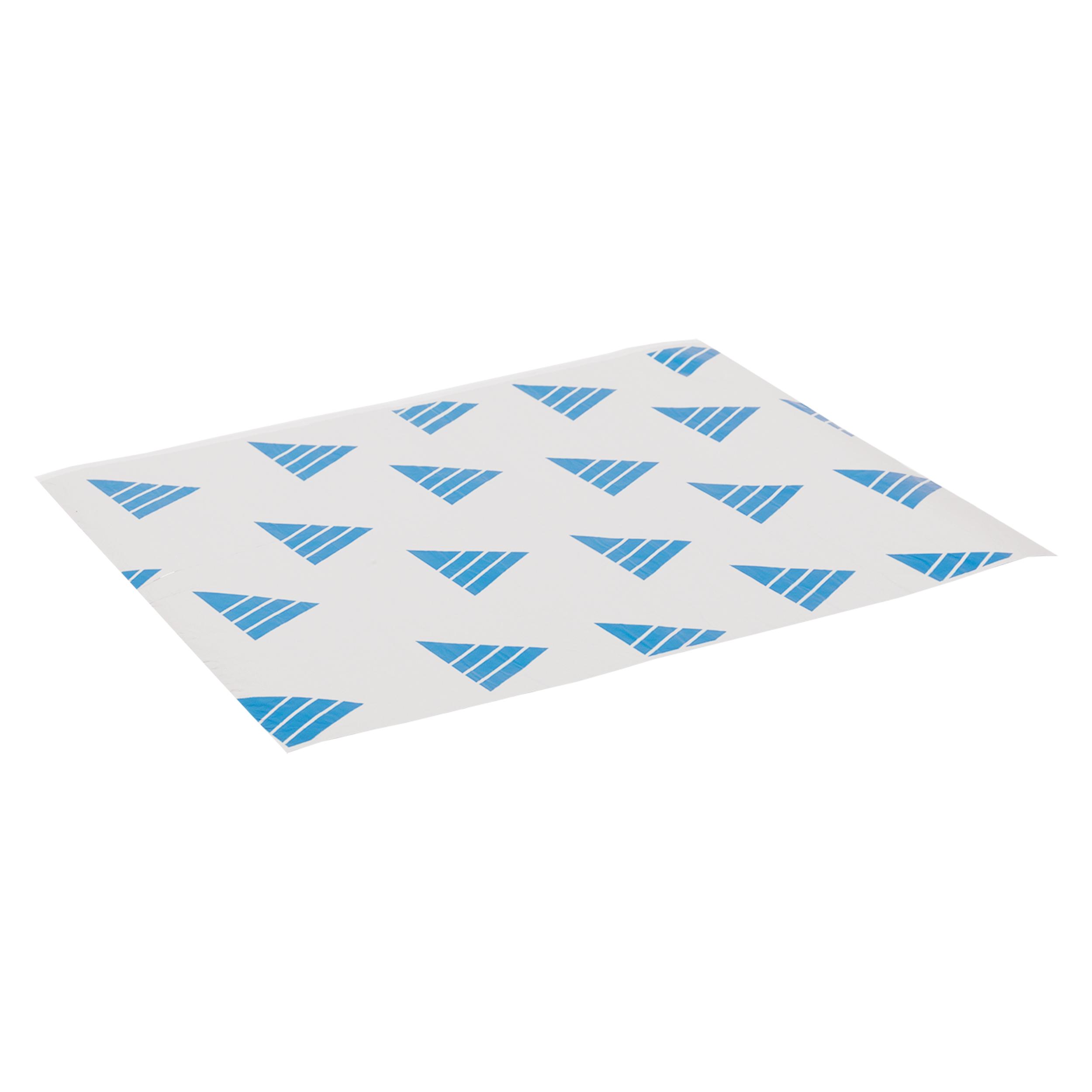 Sandwich Sheet 10.5X13 IN Foil-Lined Paper Blue White Heat Proof 2500/Case