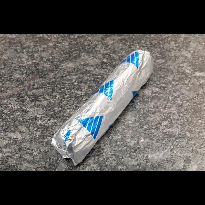 Sandwich Sheet 10.5X13 IN Foil-Lined Paper Blue White Heat Proof 2500/Case