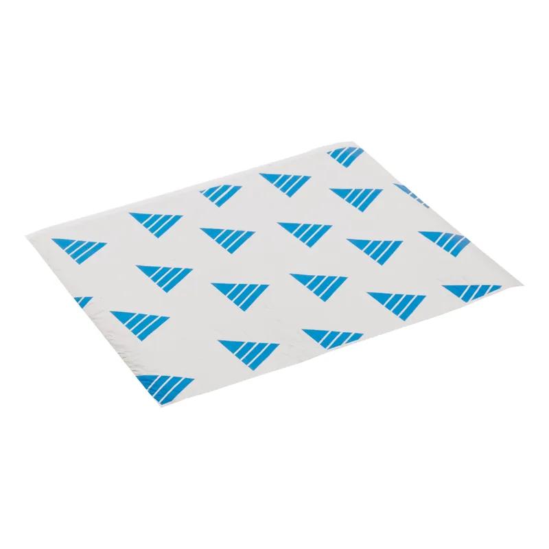 Sandwich Sheet 10.5X13 IN Foil-Lined Paper Blue White Heat Proof 2500/Case