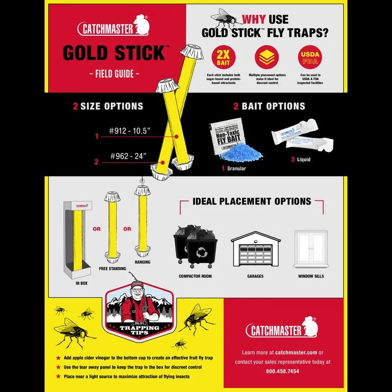 Gold Stick® Fly Stick 24 IN Gold Unscented 1/Each