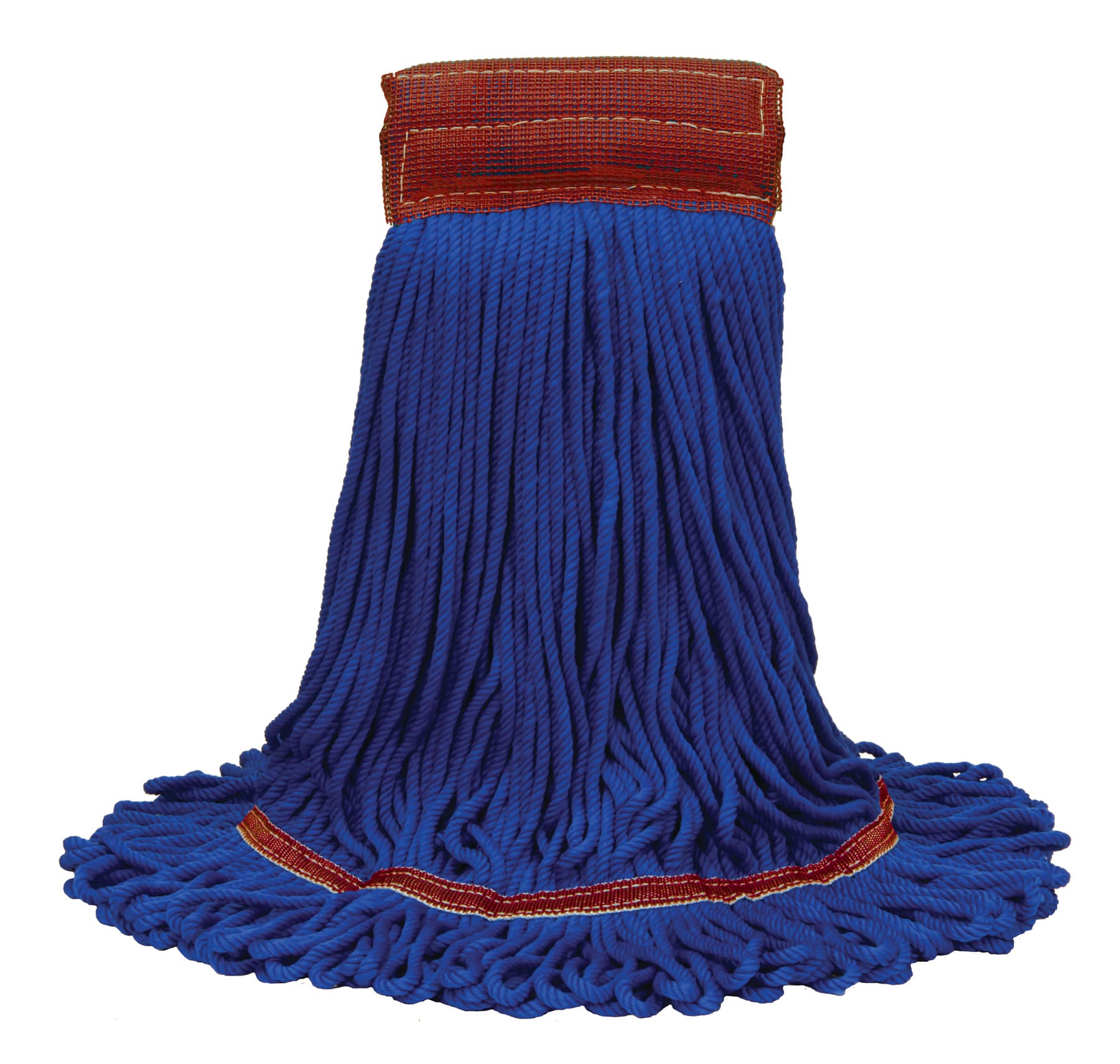 MaxiPlus® Mop Head Large (LG) Blue Microfiber Loop End 5IN Headband 1/Each