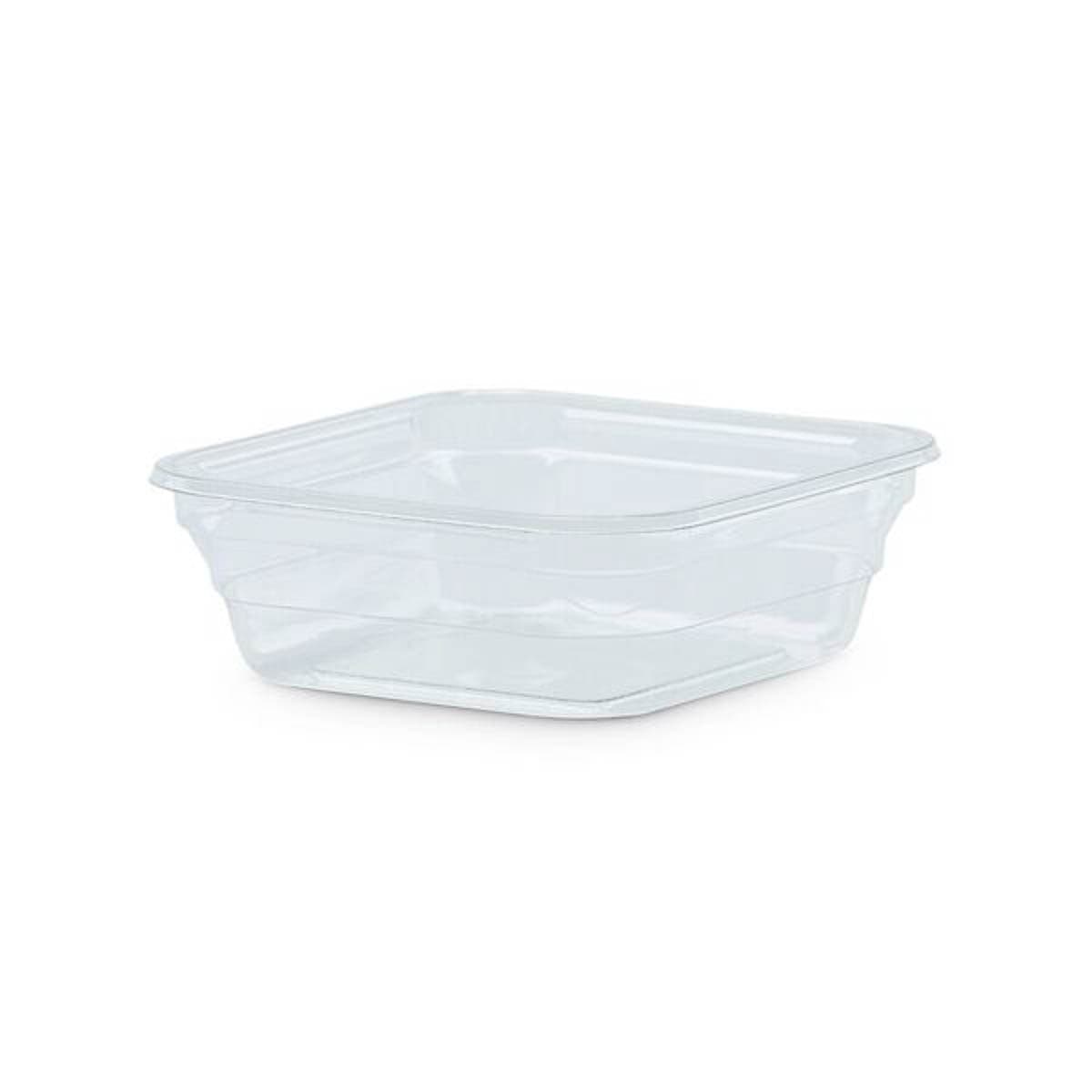 The BOTTLEBOX ® Deli Container Base 8 OZ RPET Clear Square 600/Case
