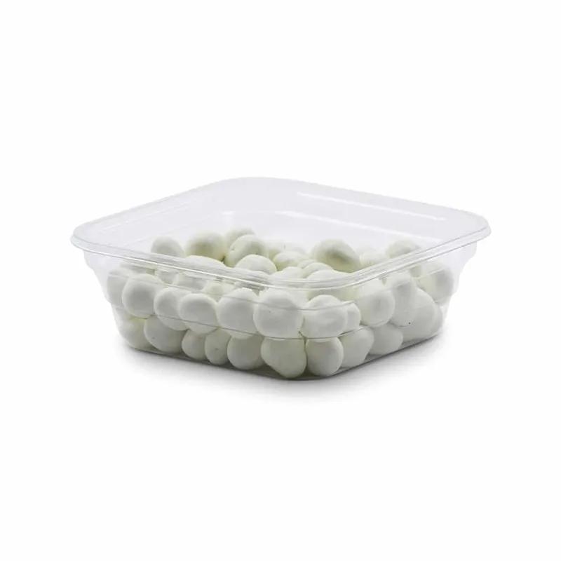 The BOTTLEBOX ® Deli Container Base 8 OZ RPET Clear Square 600/Case