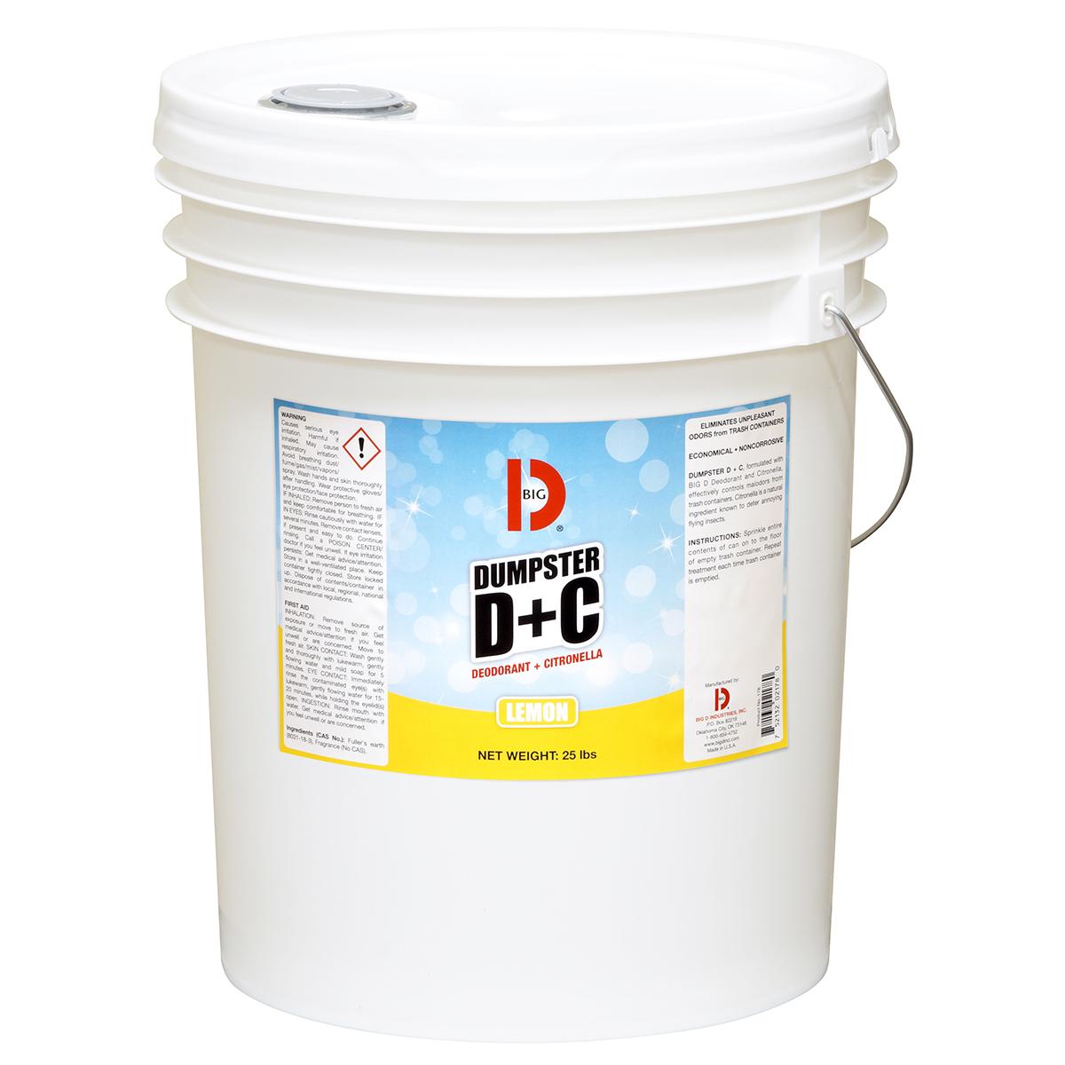 Dumpster & Trash Deodorant Lemon Granules 25 LB 1/Pail
