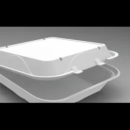 Take-Out Container Hinged 9.25X6.75X2.75 IN Polystyrene Foam Vented 200/Case