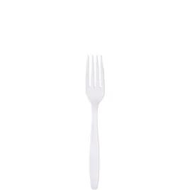 Solo® Guildware® Fork 7.1 IN PS White Heavy Duty 100 Count/Pack 10 Packs/Case 1000 Count/Case