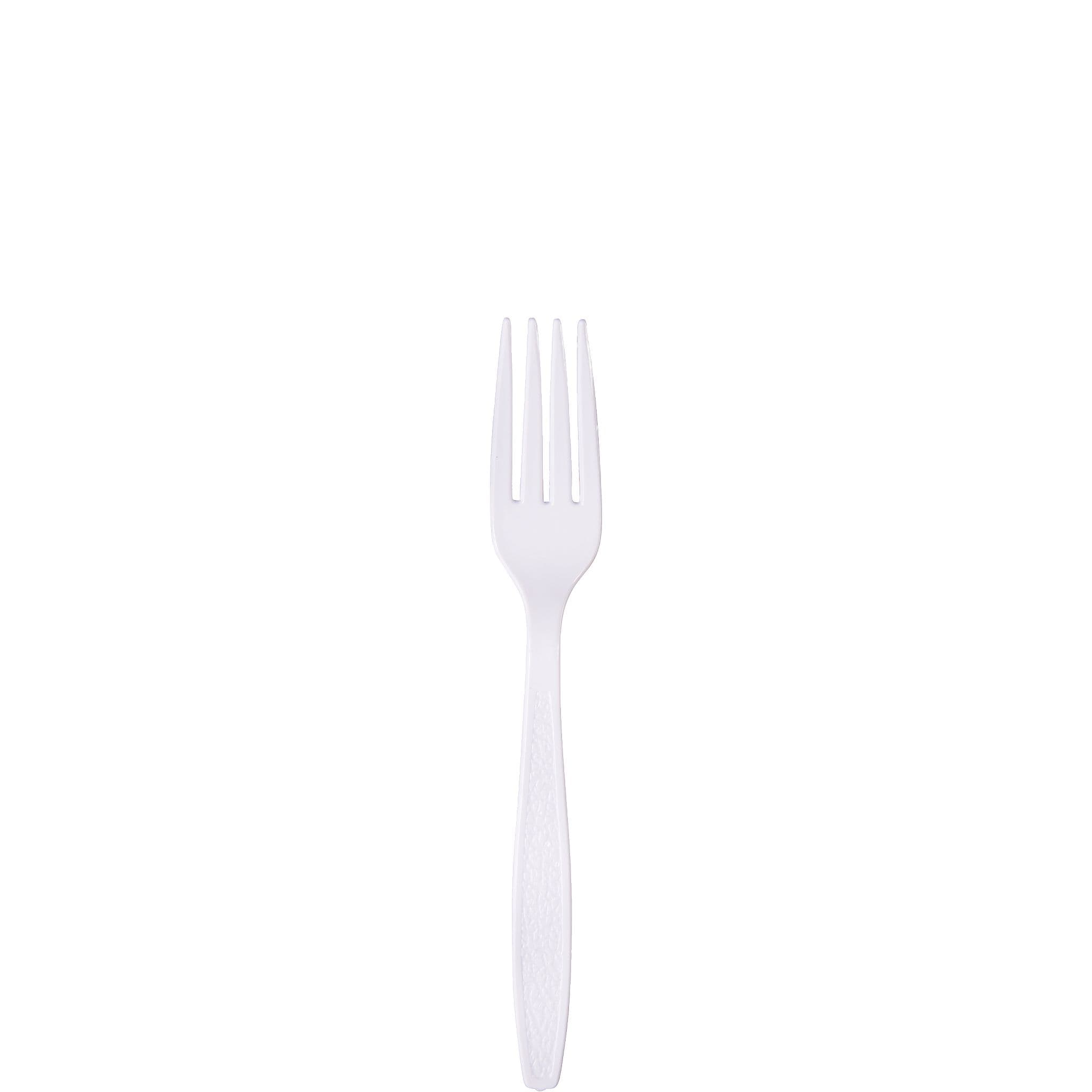 Solo® Guildware® Fork 7.1 IN PS White Heavy Duty 100 Count/Pack 10 Packs/Case 1000 Count/Case