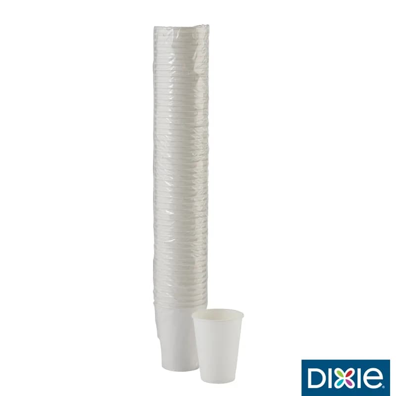 Dixie® Perfect Touch Hot Cup Insulated 12 OZ Double Wall Poly-Coated Paper White 1000/Case