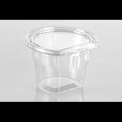 Fresh N' Sealed® Parfait Dessert Container Base & Lid Combo With Flat Lid 9 OZ PET Clear Round 240/Case