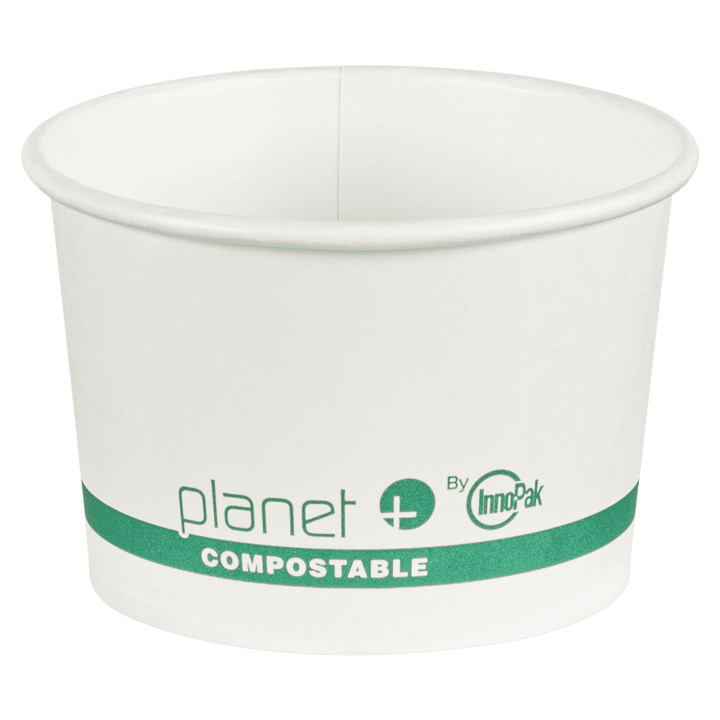 Planet+® Food Container Base 16 OZ PLA White Laminated 500/Case