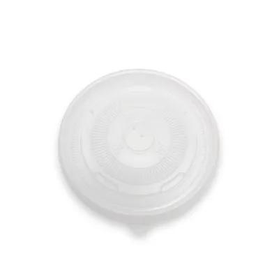 Planet+® Lid Flat CPLA Translucent Round For 12-16-32 OZ Container 500/Case