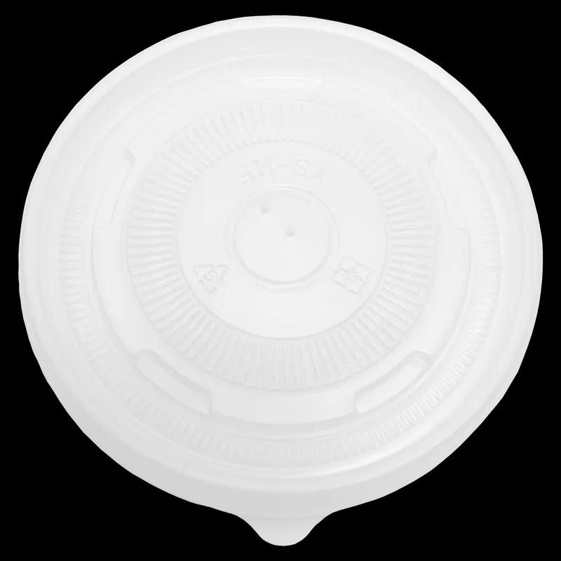 Lid Flat CPLA Translucent Round For 12-16-32 OZ Container 500/Case