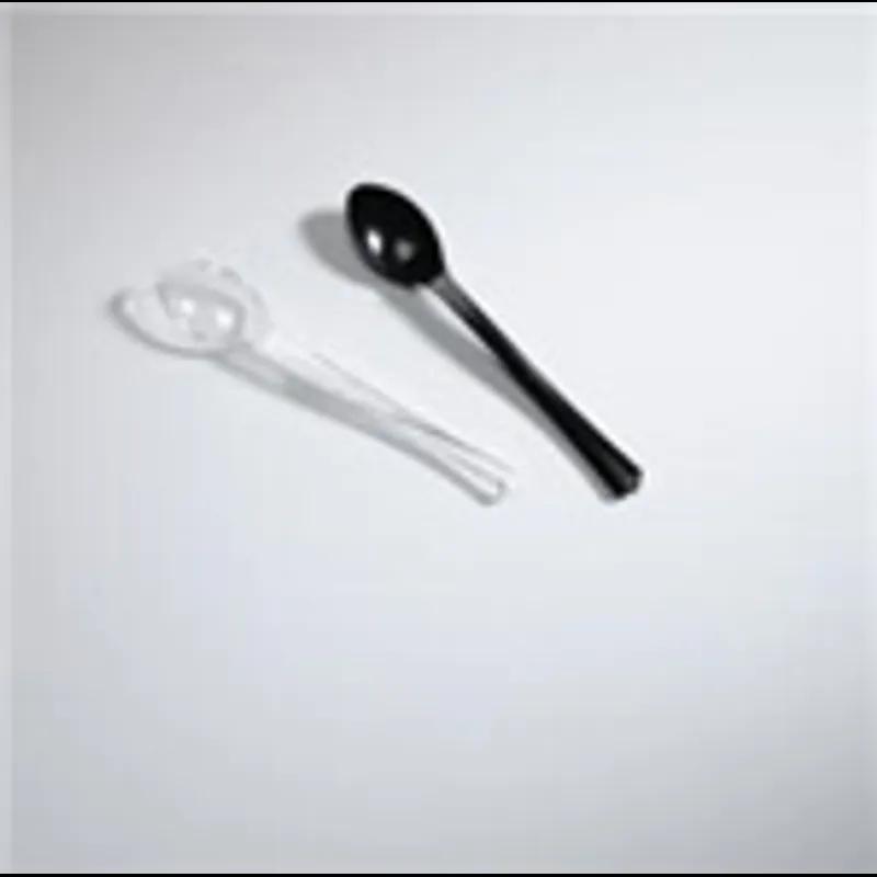 WNA Petites® Tasting Spoon 4.2 IN PS Black 500/Case