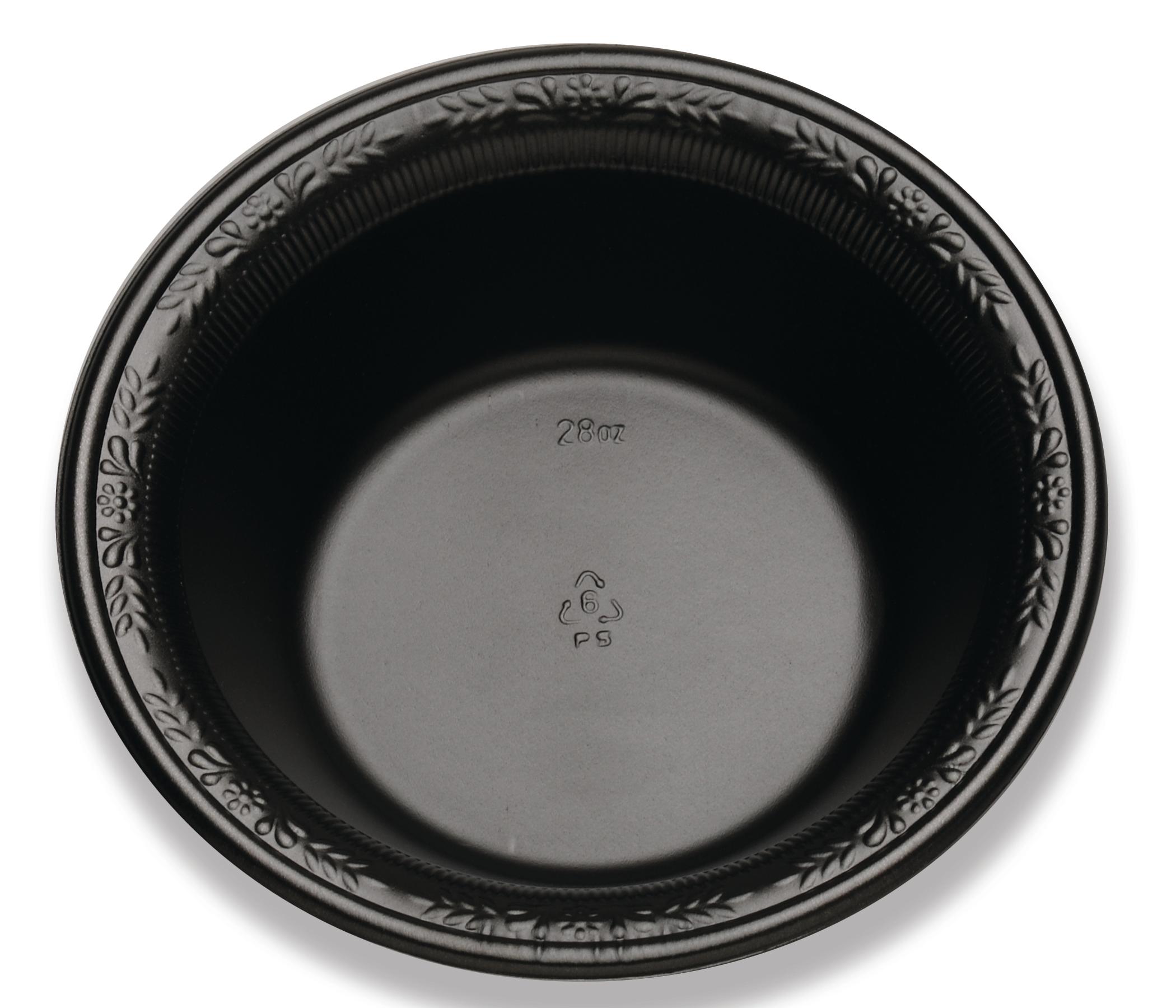 Bowl 28 OZ Black 500/Case