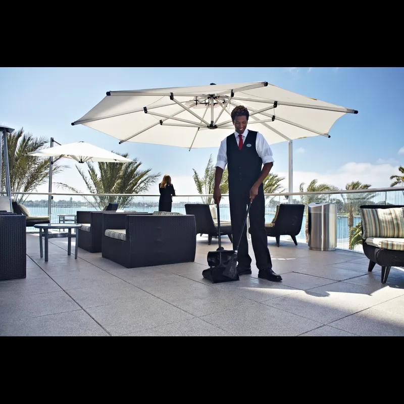 Lobby Dust Pan Black Plastic Cover 1/Each