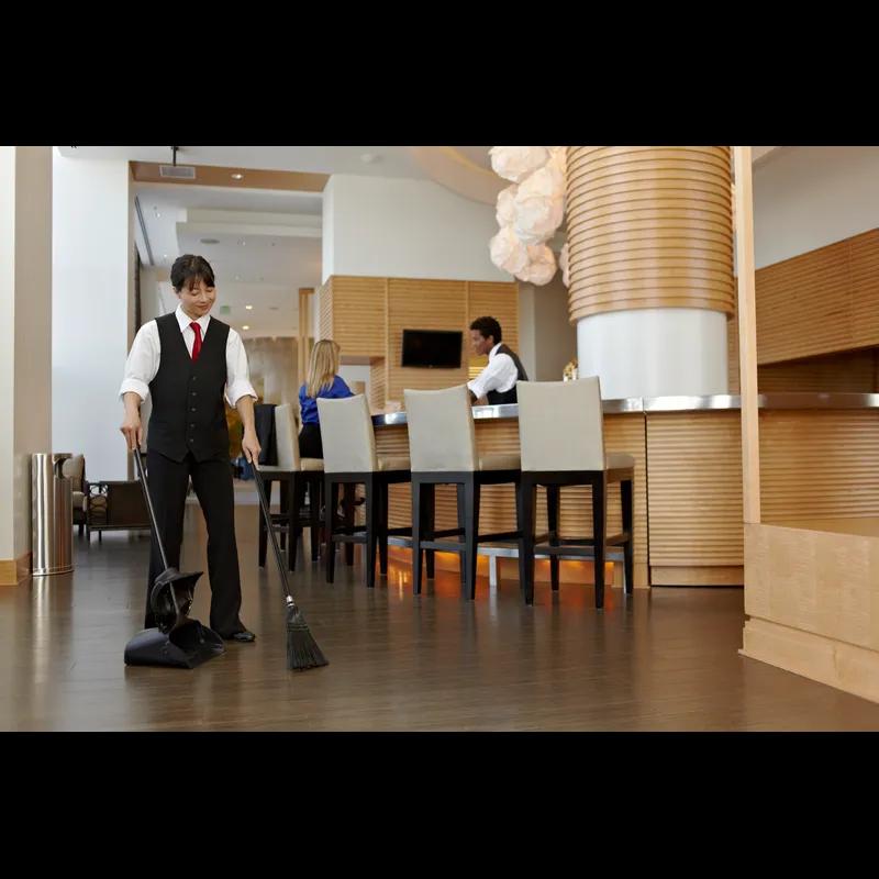 Lobby Dust Pan Black Plastic Cover 1/Each