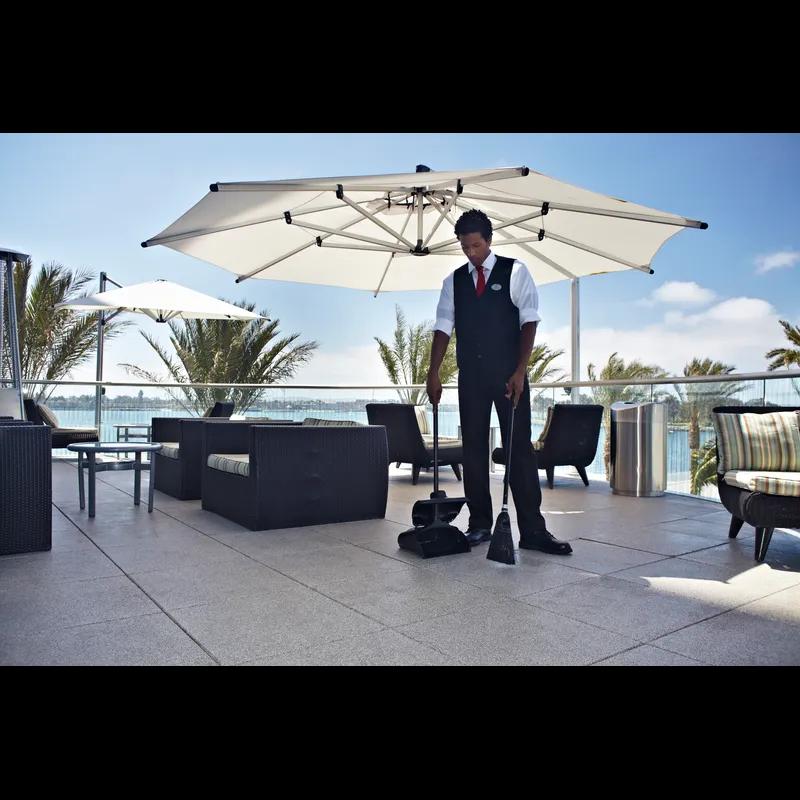 Lobby Dust Pan Black Plastic Cover 1/Each