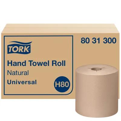 Tork Roll Paper Towel H80 8IN X800FT Kraft Standard Roll Refill 7.8IN Roll 1.925IN Core Diameter 6 Rolls/Case