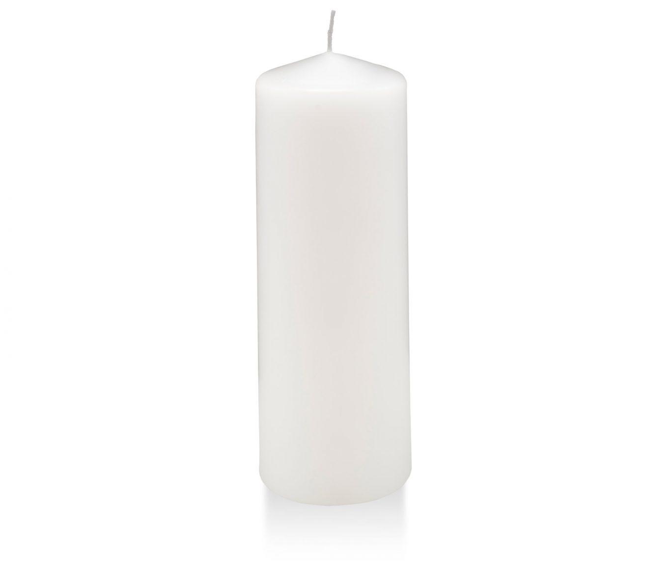 Pillar Candle 3X6 IN 100-HR White 12/Case